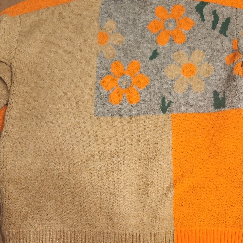 Jodifl Colorful Floral Patchwork Sweater - Picture 3 of 7